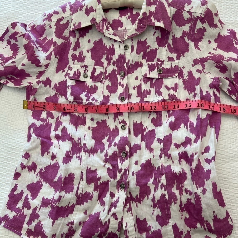 Style & Co Linen Top - Picture 10 of 16